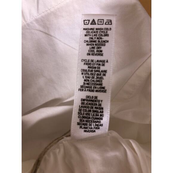 SKIMS Cotton Poplin Sleep Shorts Spa Embroidered Pull On Snow White NWT Size 4X - Picture 13 of 14